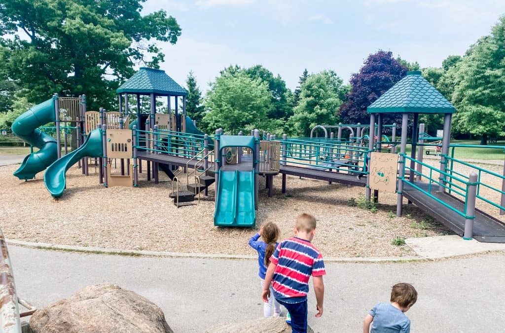 Car driven 'dangerously' through Rotary Park, Ajax,