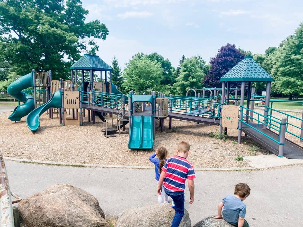 Car driven 'dangerously' through Rotary Park, Ajax,