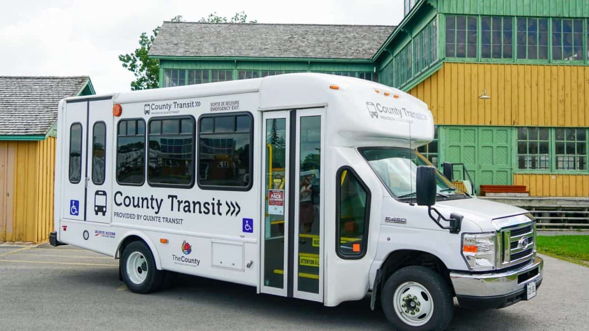 County Transit service in Prince Edward County extended to October 18