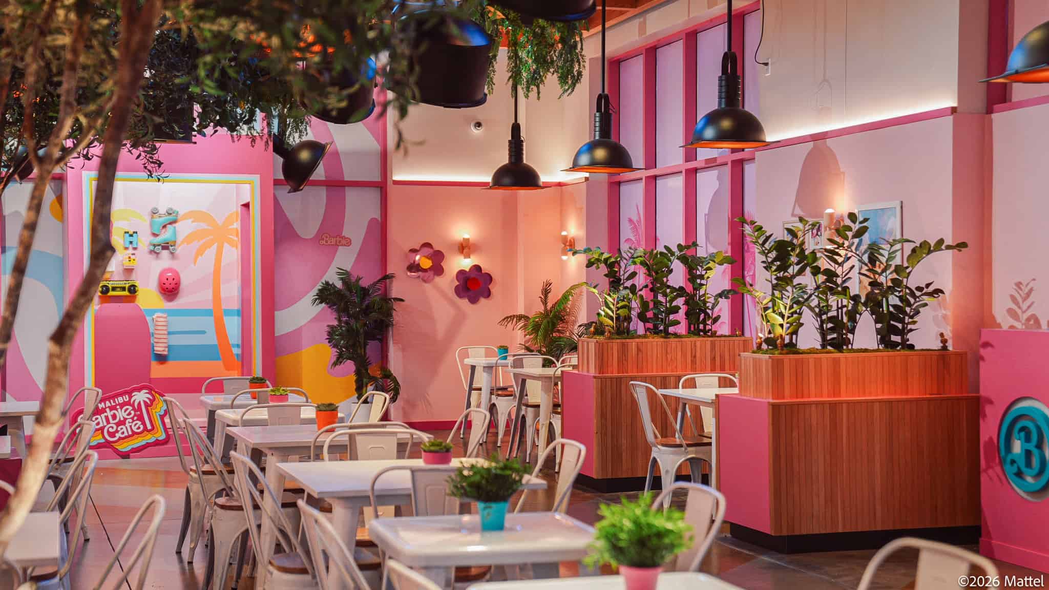 barbie roller rink cafe toronto